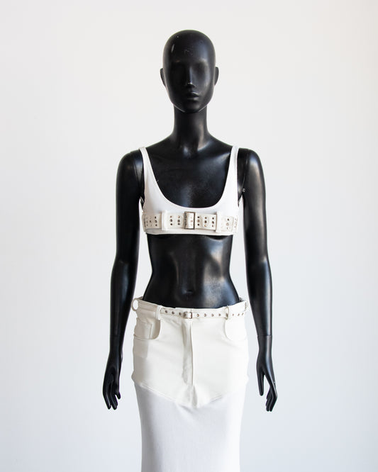 Erotica Bralette White Tank Top