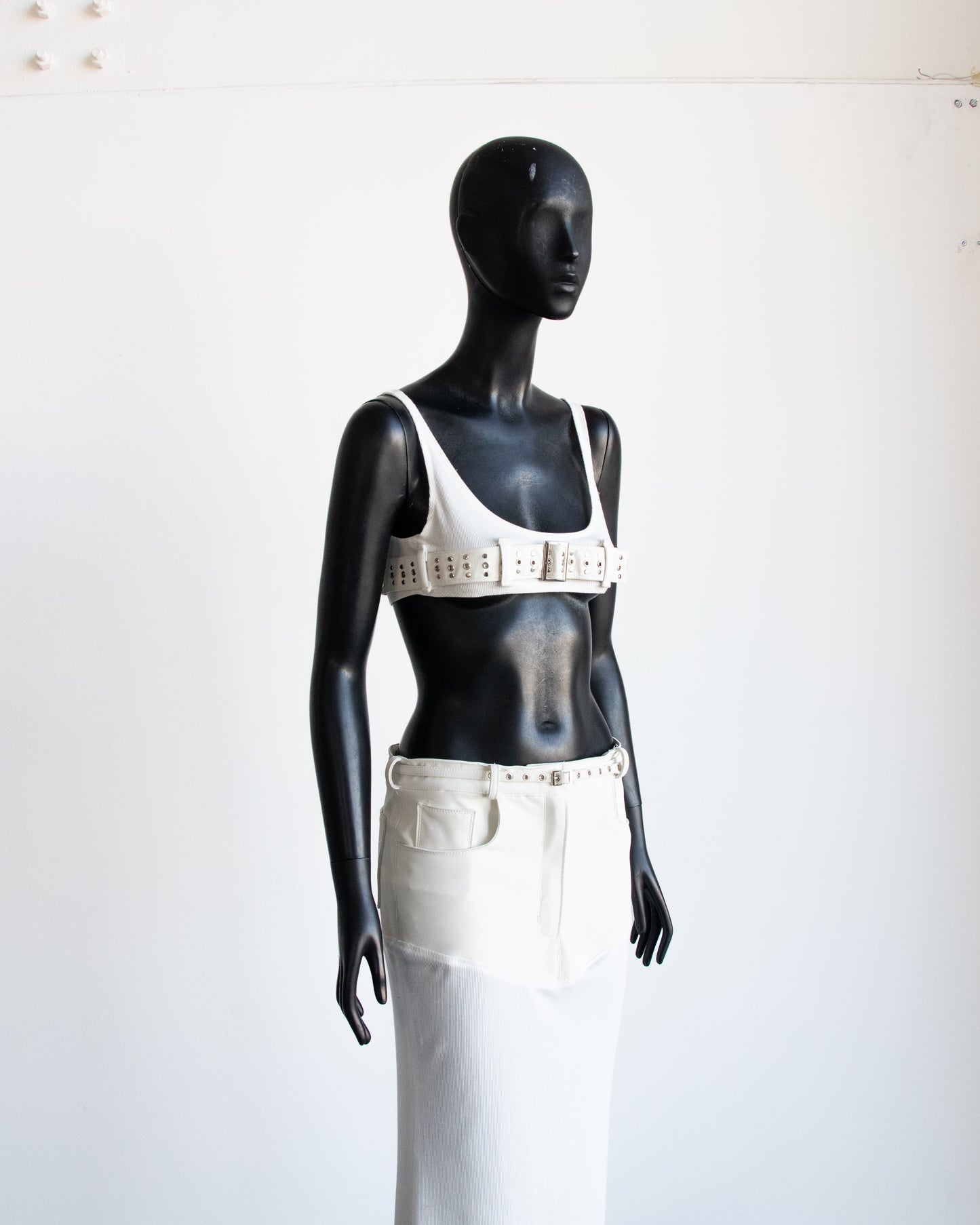 Erotica Bralette White Tank Top