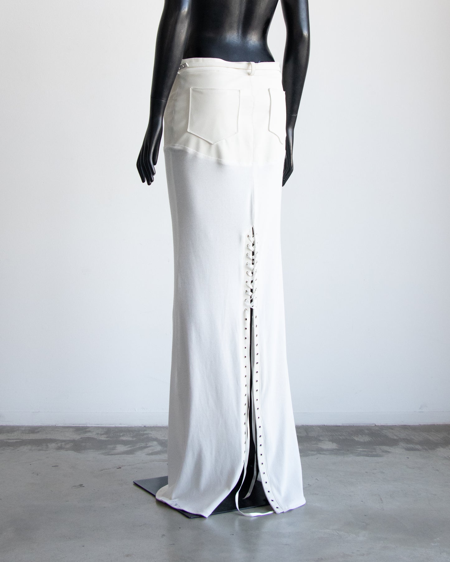 Erotica White Long Skirt