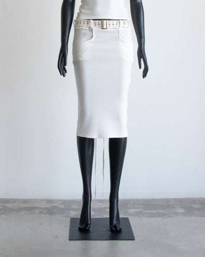 Erotica White Pencil Skirt