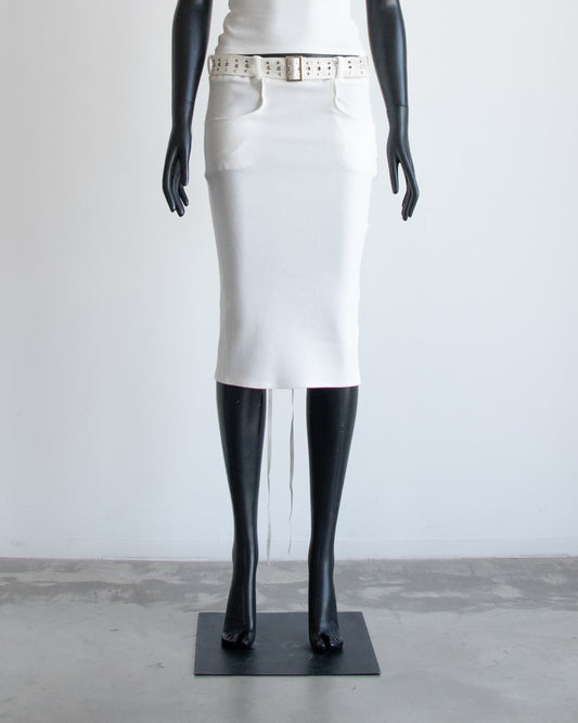 Erotica White Pencil Skirt