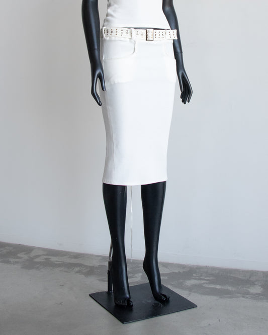 Erotica White Pencil Skirt