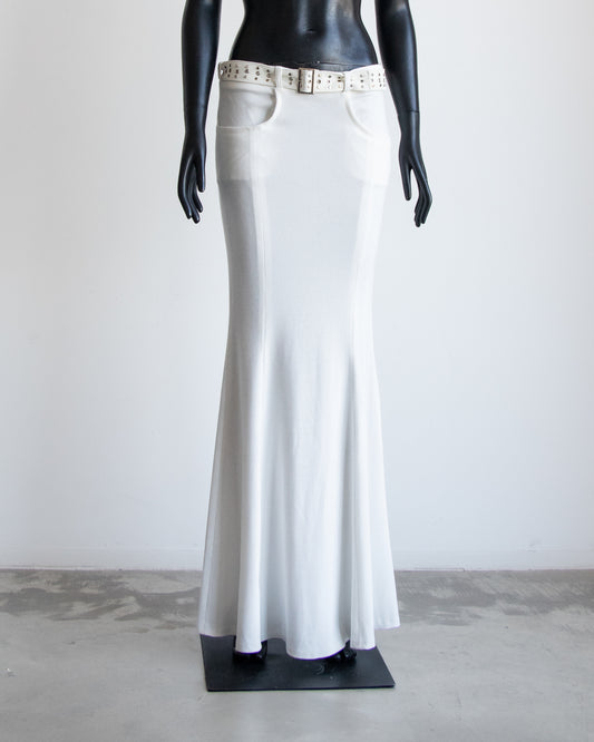 Erotica White Maxi Skirt