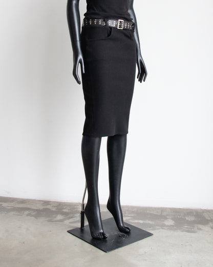 Erotica Black Pencil Skirt
