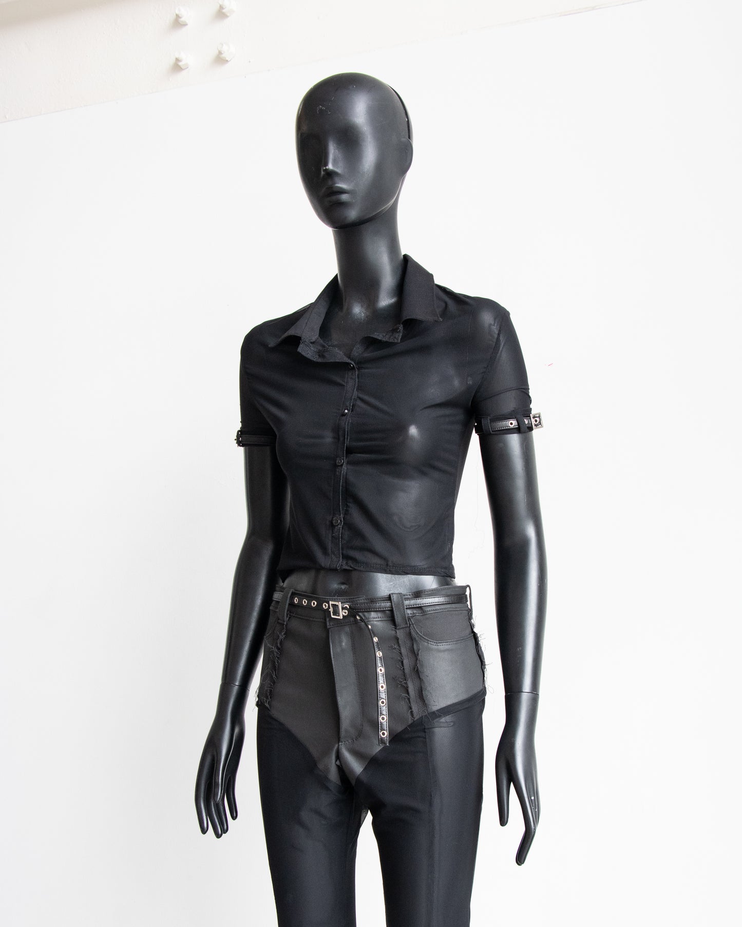 Erotica Lingerie Shirt Black