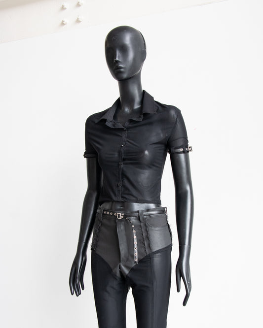 Erotica Lingerie Shirt Black