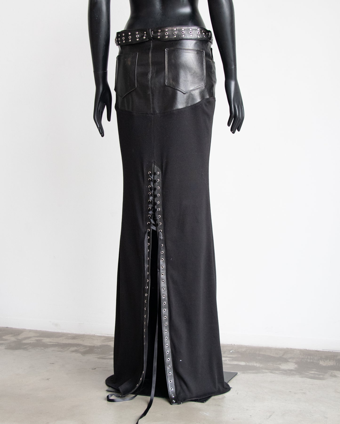 Erotica Black Long Skirt